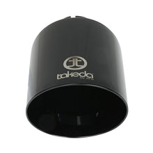 Load image into Gallery viewer, aFe Tips afe Takeda Universal Exhaust Tip 2-1/2 IN Inlet x 4-1/2 IN Outlet x 7 IN L