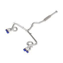 Load image into Gallery viewer, aFe Subaru WRX/STi 15-21 H4-2.0/2.5L Takeda 3in to 2-1/2in Stnlss Cat-Back Exhaust w/ Blue Flame Tip