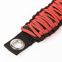 Load image into Gallery viewer, Rugged Ridge Paracord A-Pillar Grab Handle Red 07-18 Jeep Wrangler JK Rugged Ridge