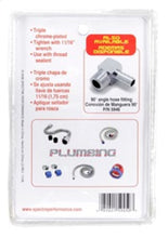 Load image into Gallery viewer, Spectre Fuel Fitting 3/8in. Hose Barb NPT Threads - Chrome Fittings Spectre