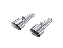 Load image into Gallery viewer, MBRP 19-24 Ram 1500 5.7L Hemi 3in Inlet 5in OD Dual Wall Angle Cut T304 SS Exhaust Tips - Pairs MBRP