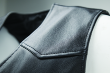 Load image into Gallery viewer, Kuryakyn Leather By River Road Plains Leather Vest Black - Small Vests Kuryakyn