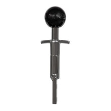 Load image into Gallery viewer, HURST CORVETTE REPRODUCTION CHROME SHIFTER HANDLE WITH BLACK CHROME KNOB FOR 196