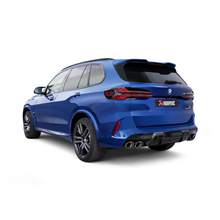 Load image into Gallery viewer, Akrapovic 2024+ BMW X5M / X6M (Face Lift) Slip-On Line (Titanium) w/Carbon Fiber Tips