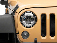 Load image into Gallery viewer, Raxiom 07-18 Jeep Wrangler JK 7-In LED Headlights- Chrome Housing (Clear Lens) Headlights Raxiom