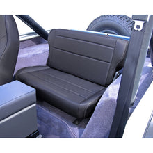 Load image into Gallery viewer, Rugged Ridge Fold&Tumble Rear Seat Black Denim 76-95 Jeep CJ / Jeep Wrangler Rugged Ridge
