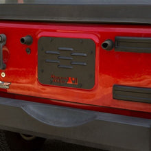 Load image into Gallery viewer, Rugged Ridge Tire Carrier Delete Plate 07-18 Jeep Wrangler JK Rugged Ridge