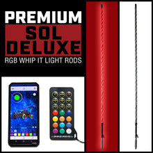 Load image into Gallery viewer, Whip It 5Ft Blk Bt Rgb Chase Set Misc Powersports Whip It