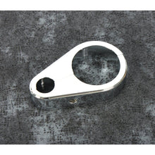 Load image into Gallery viewer, Bikers Choice 1 1/8 Inch Chrome Plain Clutch Cable Clamp | 489799