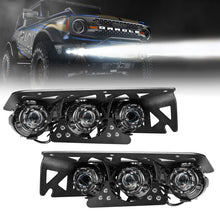 Load image into Gallery viewer, Oracle Lighting 21-24 Ford Bronco Off Road Laser and LED Fog Light Kit for Steel Bumper ORACLE Lighting