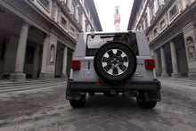 Load image into Gallery viewer, Rally Armor 18-24 Jeep JL Wrangler Black UR Mud Flap w/White Logo Mud Flaps Rally Armor