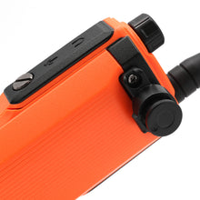 Load image into Gallery viewer, Rugged Radios Waterproof GMRS Handheld Radio with NOAA Alerts - FM Radio - Safety Orange | GMR5-X-ORN
