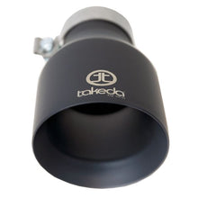 Load image into Gallery viewer, aFe Tips afe Takeda Universal Exhaust Tip 3 IN Inlet x 5 IN Outlet x 9 IN L