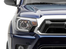 Load image into Gallery viewer, Raxiom 12-15 Toyota Tacoma Axial Series Projector Headlights w/ LED Bar- Blk Housing (Clear Lens) Headlights Raxiom