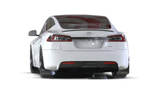 Load image into Gallery viewer, Rally Armor 21-24 Tesla Model S / S Plaid Black UR Mud Flap w/White Logo Mud Flaps Rally Armor