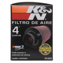 Load image into Gallery viewer, K&N Universal Air Filter (4in. Flange / 6in. Base OD / 4-5/8in. Top OD / 6in. Height)
