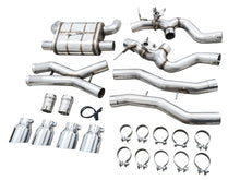 Load image into Gallery viewer, AWE SwitchPath Catback Exhaust for BMW G8X M3/M4 - Chrome Silver Tips Catback AWE Tuning