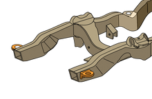 Load image into Gallery viewer, Rust Buster 1994-2004 Chevy S10 & GMC Sonoma Core Support Mount - Right | RB7618R