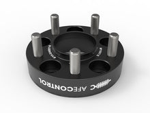 Load image into Gallery viewer, aFe CONTROL Billet Aluminum Wheel Spacers 5x114.3 CB70.5 1.25in - 15-24 Ford Mustang/20-23 Explorer Wheel Spacers & Adapters aFe