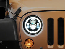 Load image into Gallery viewer, Raxiom 07-18 Jeep Wrangler Axial Series 7-Inch LED Headlights w DRL/ Black Housing - Clear Lens | J178741