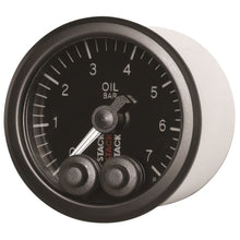Load image into Gallery viewer, AutoMeter Gauges Autometer Stack 52mm 0-7 Bar M10 Male Pro-Control Oil Pressure Gauge - Black
