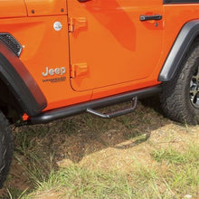 Load image into Gallery viewer, Rugged Ridge Spartan Nerf Bar Textured Black 18-20 Jeep Wrangler JL 2 Door Rugged Ridge