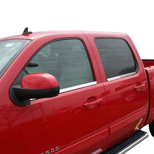 Load image into Gallery viewer, Putco 14-14 Chevrolet Silverado HD - Crew Cab - Stainless Steel Window Trim Accents Wind Deflectors Putco