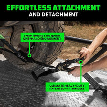 Load image into Gallery viewer, Rhino USA Heavy Duty Vehicle Tie Down Kit (Snap Hook) Cargo Tie-Downs Rhino USA