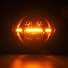 Load image into Gallery viewer, AlphaRex 18-23 Jeep Wrangler JL/Gladiator JT LED Proj Headlights Alpha-Blk w/ Activ Light/Seq Signal AlphaRex