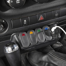Load image into Gallery viewer, Rugged Ridge Lower Switch Panel Kit 11-18 Jeep Wrangler JK/JKU Rugged Ridge