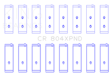 Load image into Gallery viewer, King Engine Bearings Ford 260Ci 289Ci 302 5.0L Windsor (Size STDX) Connecting Rod Bearing Set King Engine Bearings