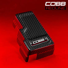 Load image into Gallery viewer, COBB Engine Covers Cobb 22-24 Subaru WRX Redline Carbon Fiber Fuse Cover (Passenger Side)