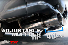 Load image into Gallery viewer, Greddy PE-TR Rolled Tip-Burnt-Ti L 130mm x 115mm | 11007121