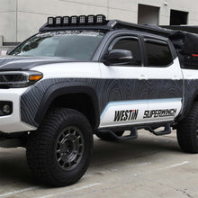 Load image into Gallery viewer, Westin 2016-2018 Toyota Tacoma Double Cab 4dr Wade In-Channel Wind Deflector 4pc - Smoke Westin