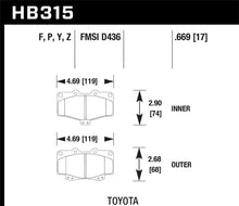 Load image into Gallery viewer, Hawk LTS Street Brake Pads Brake Pads - OE Hawk Performance