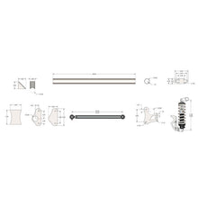 Load image into Gallery viewer, QA1 Pro Parallel 4-Link System Single Adjust Coilovers QA1