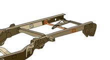 Load image into Gallery viewer, Rustbuster Forward Spare Tire Crossmember | RB7082
