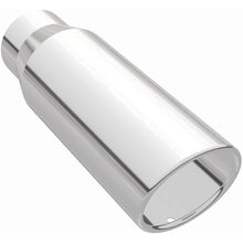 Load image into Gallery viewer, MagnaFlow Exhaust Products Exhaust Tail Pipe Tip MagnaFlow Exhaust Products Magnaflow Single Exhaust Tip - 3in. Inlet/4in. Outlet 35116