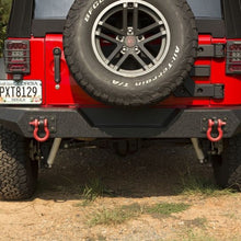 Load image into Gallery viewer, Rugged Ridge Spartan Rear Bumper Full Width 07-18 Jeep Wrangler JK Rugged Ridge