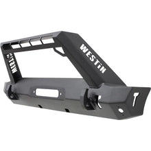 Load image into Gallery viewer, Westin 18-19 Jeep Wrangler JL Stubby Front Bumper - Textured Black Westin