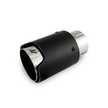 Load image into Gallery viewer, Mishimoto Carbon Fiber Muffler Tip 2.5in Inlet 3.5in Outlet Polished Muffler Mishimoto