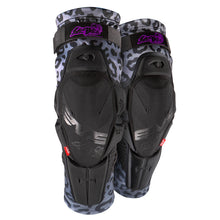 Load image into Gallery viewer, EVS Slayco96 Knee Guard Pair Ghost/Leopard - Large/XL EVS