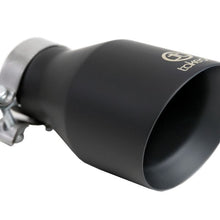 Load image into Gallery viewer, aFe Tips afe Takeda Universal Exhaust Tip 3 IN Inlet x 5 IN Outlet x 9 IN L
