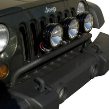 Load image into Gallery viewer, Rugged Ridge 07-18 Jeep Wrangler JK Textured Black Bumper Mounted Light Bar Rugged Ridge