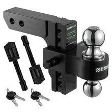 Load image into Gallery viewer, Rhino USA 6In Heavy Duty Drop Hitch - 2In (Black) Hitch Racks Rhino USA