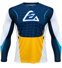 Load image into Gallery viewer, Answer Syncron Raceday Jersey Yellow/Navy/Cyan/White - Small | 550619