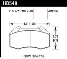 Load image into Gallery viewer, Hawk Miata Brembo / Renault Clio / Cobalt SS HP+ Street Front Brake Pads Brake Pads - Performance Hawk Performance