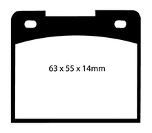 Load image into Gallery viewer, EBC 64-66 Ford Cortina 1.2 Ultimax2 Front Brake Pads Brake Pads - OE EBC