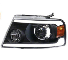Load image into Gallery viewer, Raxiom 04-08 Ford F-150 Axial Series LED Projector Headlights- Blk Housing (Clear Lens) Headlights Raxiom