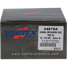 Load image into Gallery viewer, Vertex Pistons Uncategorized Vertex Piston 22-24 Honda CRF 250 R 250cc Forged High Compression Piston Kit 14.4:1 Comp.
